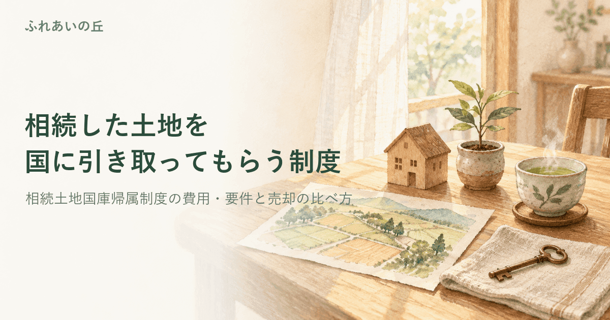 相続土地国庫帰属制度とは|費用・要件と売